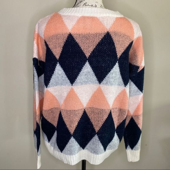 Favlux Fashion Argyle Sweater Small - Picture 6 of 10